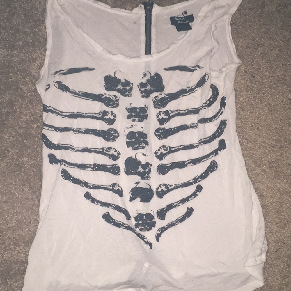 Ribcage and Skull Tanktop